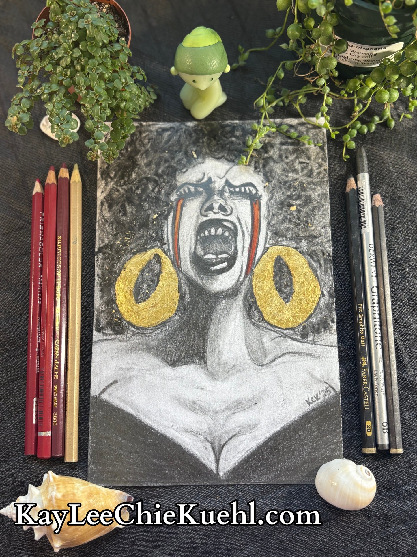 "BLOOD SCREAM," Fine Art Print