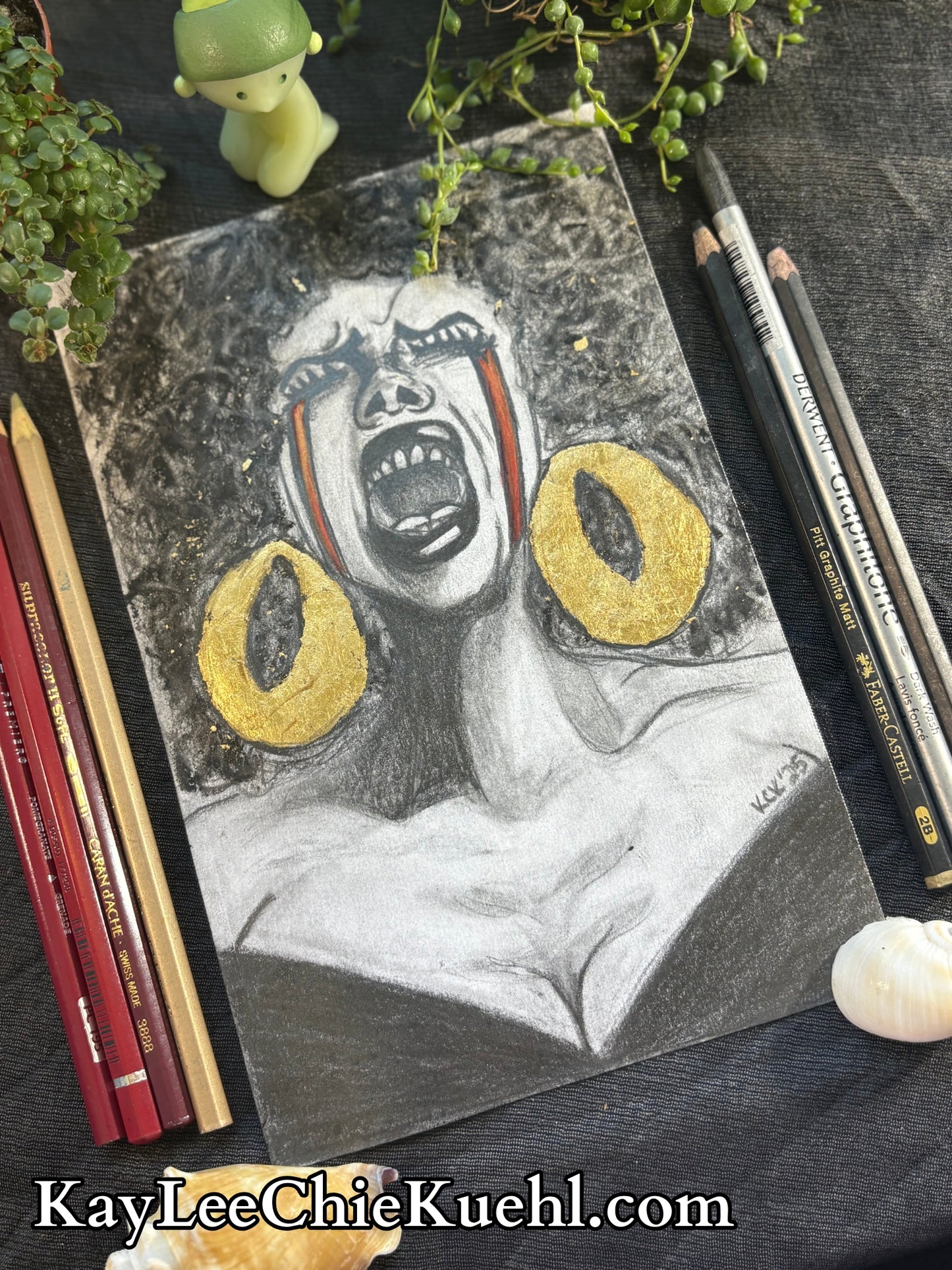 "BLOOD SCREAM," Fine Art Print