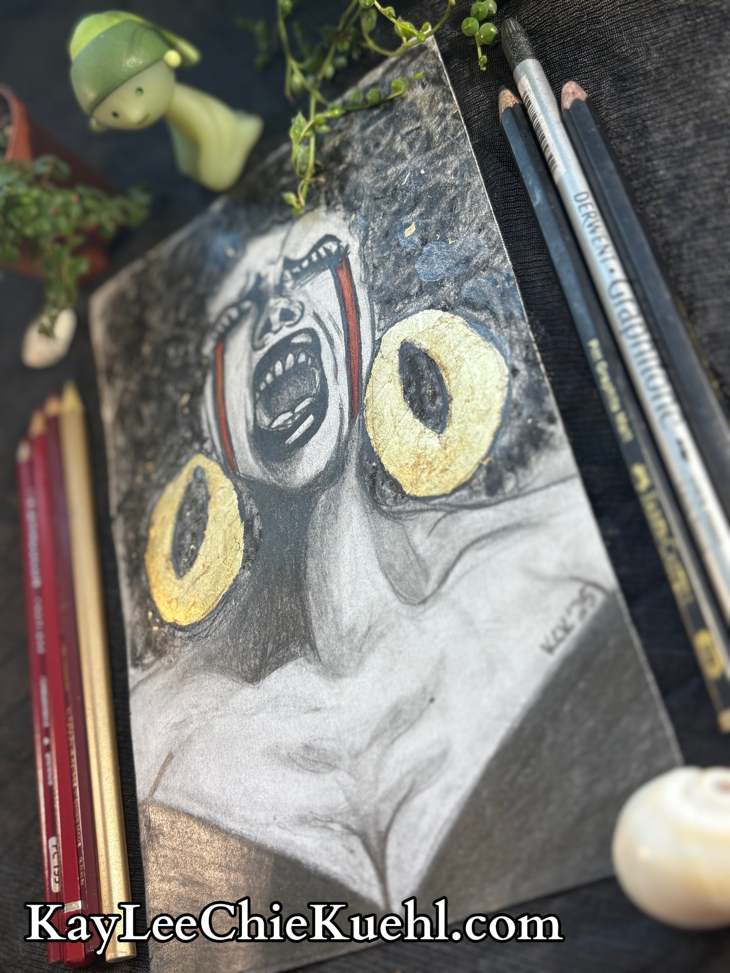 "BLOOD SCREAM," Fine Art Print