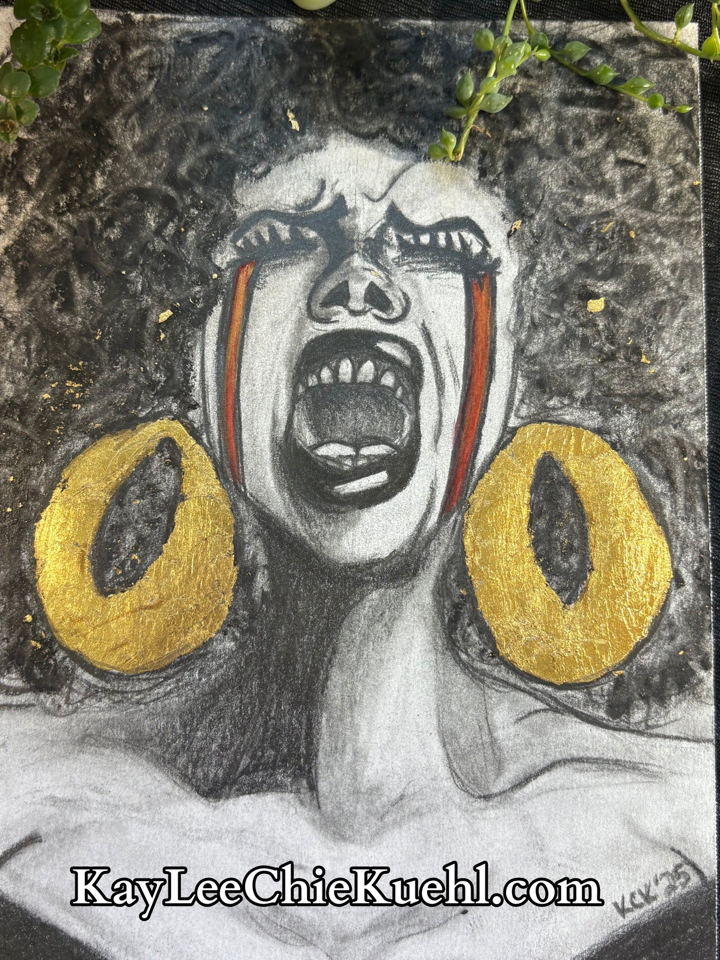 "BLOOD SCREAM," Fine Art Print