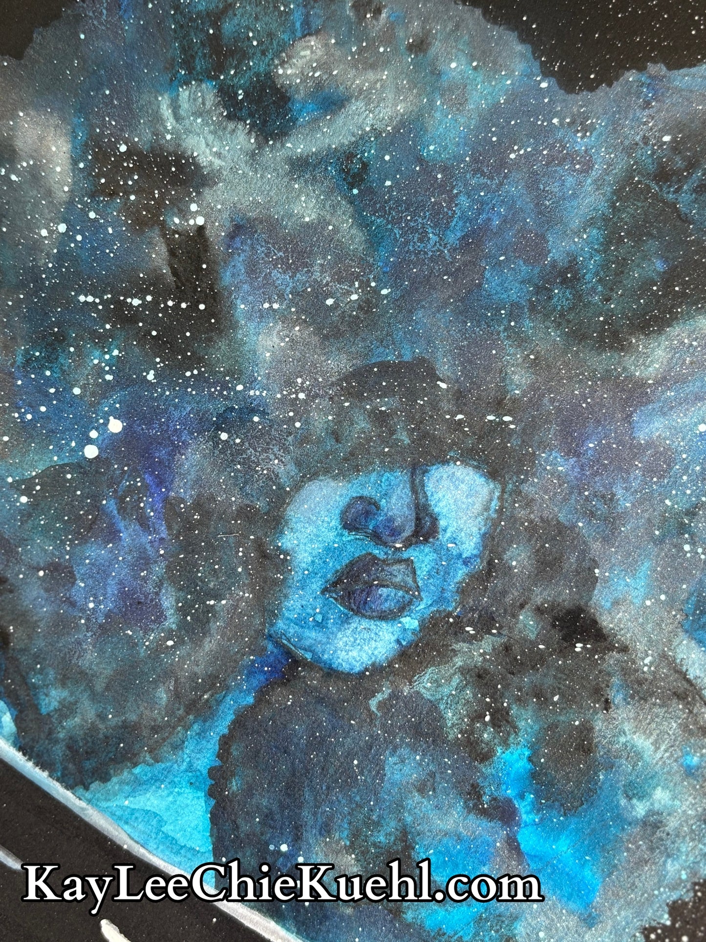 "Blue Galaxy," Fine Art Print