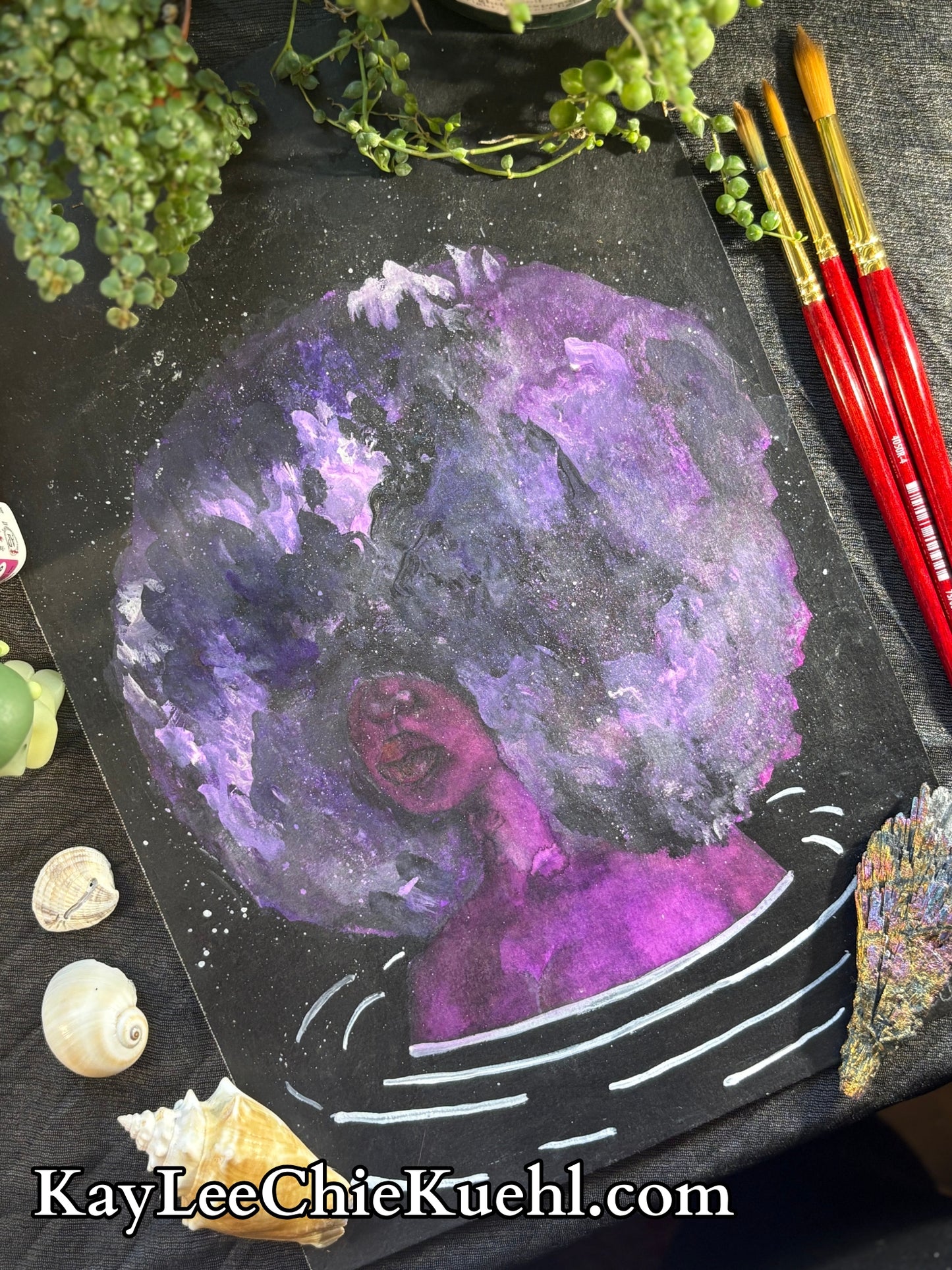"Purple Galaxy," Fine Art Print